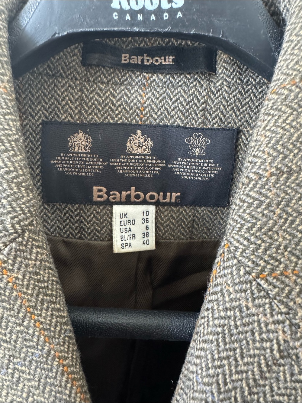 Vintage Barbour Wool Riding Jacket - Picture 3 of 7